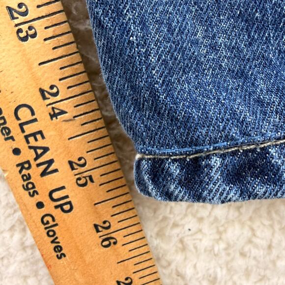 Ariat Legacy M4 Relaxed Boot Cut Blue Jeans Mens 44 x 30 Whiskering Classic Logo - Picture 6 of 14